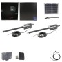 Nice Apollo Titan 912L Dual Actuator Swing Gate Opener Package with 310 Control Board and 10W Solar Panel