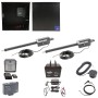 Nice Apollo Titan 912L1 Dual Actuator Swing Gate Opener Package with 310 Control Board and 75 Ah Battery