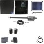 Nice Apollo Titan 12L1 Single Swing Gate Opener Package with 1050 Control Board and 20W Solar Panel