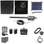 Nice Apollo Titan 12L1 Single Swing Gate Opener Complete Package with 1050 Control Board, 20W Solar Panel, and 35 Ah Battery