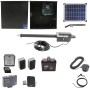 Nice Apollo Titan 12L1 Single Swing Gate Opener Complete Package with 1050 Control Board, 20W Solar Panel, and 35 Ah Battery