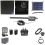 Nice Apollo Titan 12L1 Single Swing Gate Opener Complete Package with 1050 Control Board, 20W Solar Panel, and 75 Ah Battery