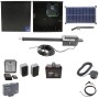 Nice Apollo Titan 12L1 Single Swing Gate Opener Complete Package with 1050 Control Board, 30W Solar Panel, and 35 Ah Battery