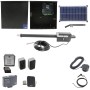 Nice Apollo Titan 12L1 Single Swing Gate Opener Complete Package with 1050 Control Board and 30W Solar Panel