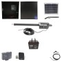 Nice Apollo Titan 912L1 Actuator Swing Gate Opener Package with 310 Control Board, 10W Solar Panel, and 75 Ah Battery