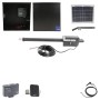 Nice Apollo Titan 912L Actuator Swing Gate Opener Package with 310 Control Board and 10W Solar Panel