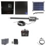 Nice Apollo Titan 310 Single Arm Swing Gate Opener Package with 310 Control Board, 20W Solar Panel, and 35 Ah Battery