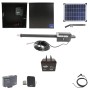 Nice Apollo Titan 912L1 Actuator Swing Gate Opener Package with 310 Control Board, 20W Solar Panel, and 75 Ah Battery