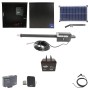 Nice Apollo Titan 912L1 Actuator Swing Gate Opener Package with 310 Control Board, 30W Solar Panel, and 75 Ah Battery