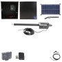 Nice Apollo Titan 912L Actuator Swing Gate Opener Package with 310 Control Board and 30W Solar Panel