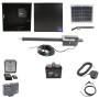 Nice Apollo Titan 310 Single Arm Swing Gate Opener Complete Package with 310 Control Board, 10W Solar Panel, and 35 Ah Battery