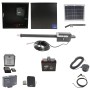 Nice Apollo Titan 310 Single Arm Swing Gate Opener Complete Package with 310 Control Board, 10W Solar Panel, and 35 Ah Battery