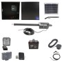 Nice Apollo Titan 310 Single Arm Swing Gate Opener Complete Package with 310 Control Board, 10W Solar Panel, and 35 Ah Battery