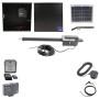 Nice Apollo Titan 912L Actuator Swing Gate Opener Complete Package with 310 Control Board and 10W Solar Panel