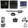 Nice Apollo Titan 310 Single Arm Swing Gate Opener Complete Package with 310 Control Board, 20W Solar Panel, and 35 Ah Battery