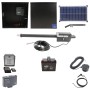 Nice Apollo Titan 310 Single Arm Swing Gate Opener Complete Package with 310 Control Board, 30W Solar Panel, and 35 Ah Battery