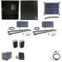 Nice Apollo Vanguard 3600 Dual Swing Gate Opener Package with 310 Control Board and 20W Solar Panel