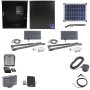 Nice Apollo Vanguard 3600 Dual Swing Gate Opener Complete Package with 310 Control Board and 20W Solar Panel