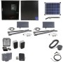 Nice Apollo Vanguard 3501 Dual Swing Gate Opener Complete Package with 310 Control Board and 20W Solar Panel