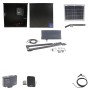 Nice Apollo Vanguard Heavy-Duty 3501 Single Swing Gate Opener Package with 310 Control Board and 10W Solar Panel
