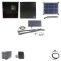 Nice Apollo Vanguard Heavy-Duty 3501 Single Swing Gate Opener Package with 310 Control Board and 20W Solar Panel