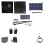 Nice Apollo Vanguard 3500 ETL-1K Single Arm Swing Gate Opener Package with 50W Solar Panel and 310 Control Board