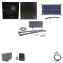 Nice Apollo Vanguard Heavy-Duty 3500 ETL-1K Single Arm Swing Gate Opener Package with 30W Solar Panel and 310 Control Board