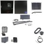 Nice Apollo Vanguard Heavy-Duty 3501 Single Swing Gate Opener Complete Package with 310 Control Board and 10W Solar Panel
