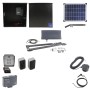 Nice Apollo Vanguard 3501 Single Swing Gate Opener Complete Package with 310 Control Board and 20W Solar Panel