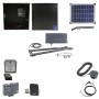 Nice Apollo Vanguard Heavy-Duty 3501 Single Swing Gate Opener Complete Package with 310 Control Board and 20W Solar Panel