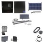 Nice Apollo Vanguard Heavy-Duty 3501 Single Swing Gate Opener Complete Package with 310 Control Board and 30W Solar Panel