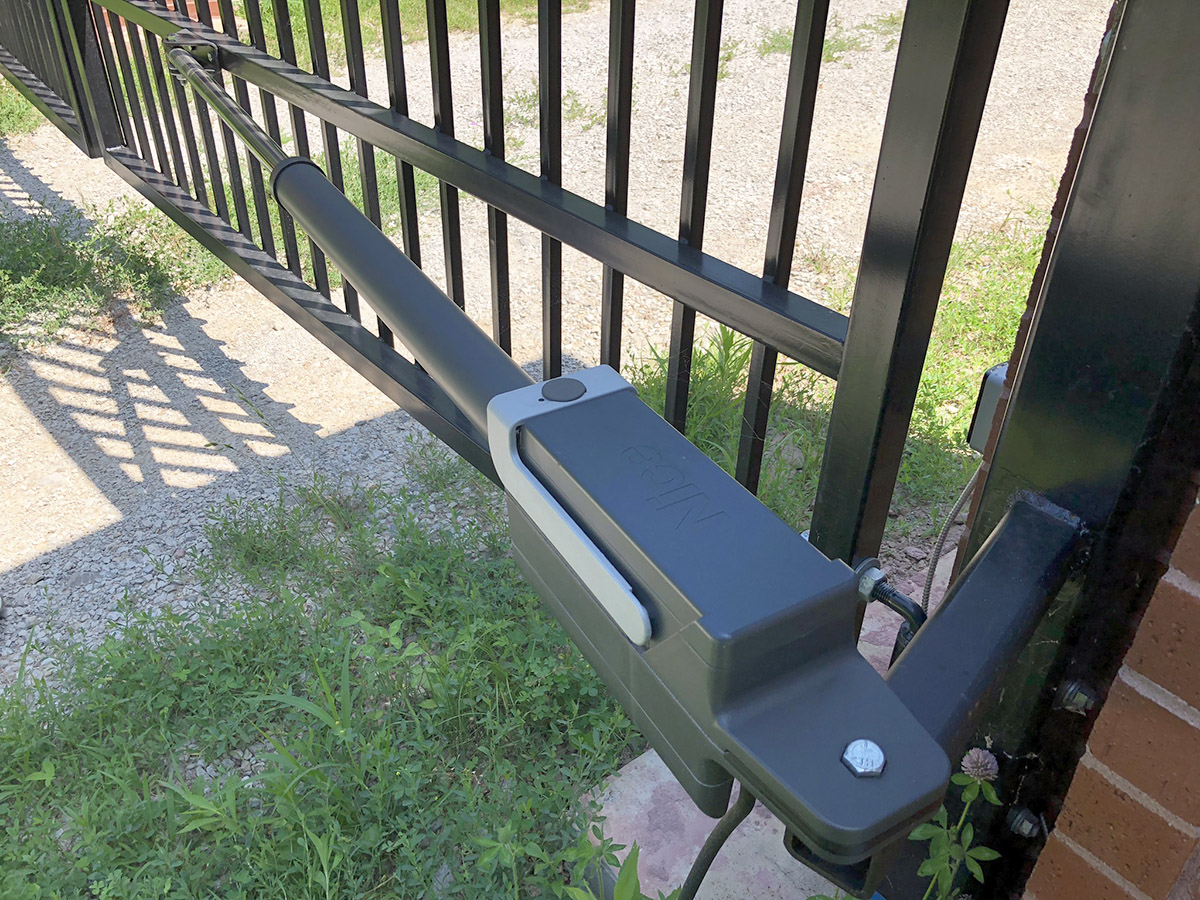 Nice Apollo Titan12L Swing Gate Operator Installation Nice Apollo Titan12L Swing Gate Operator Installation