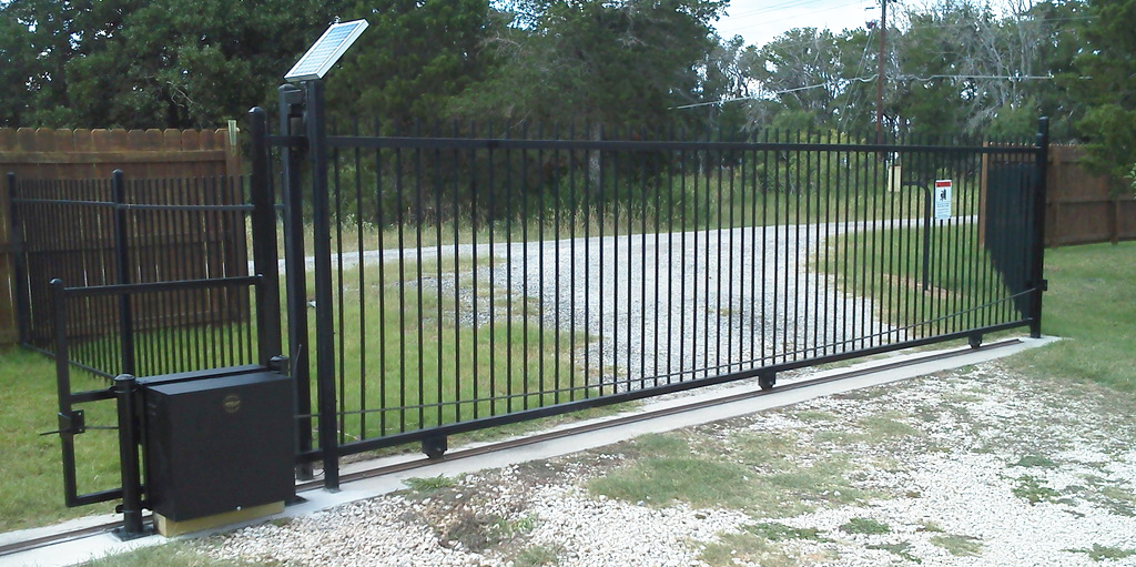 solar sliding automatic gate